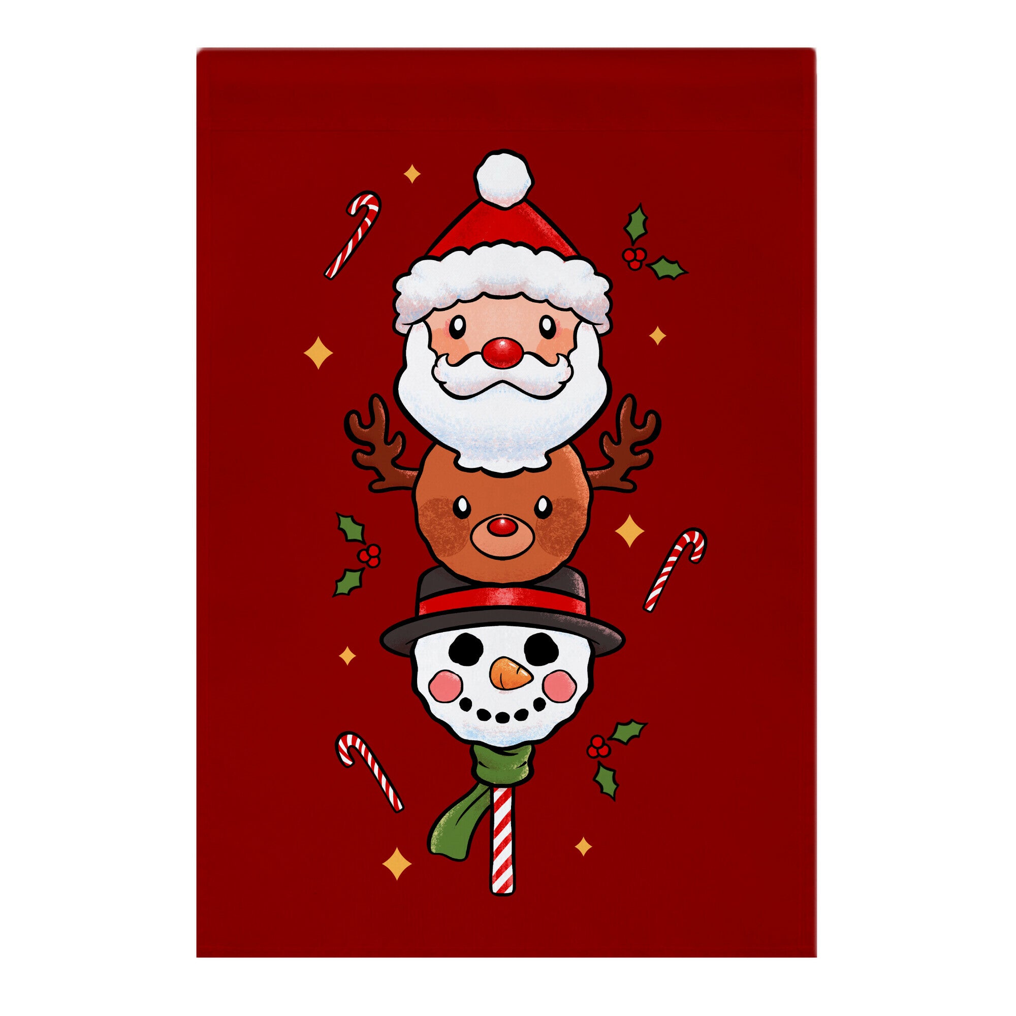 Christmas Dango Garden Flag